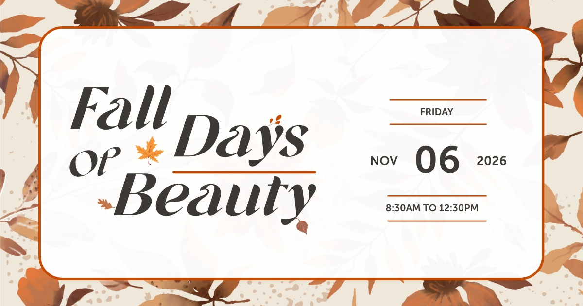 Fall Days of Beauty Flyer
